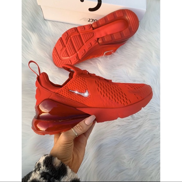 ⚡️Custom Nike Air Max 270 Shoes (Red)⚡️ - Picture 3 of 4